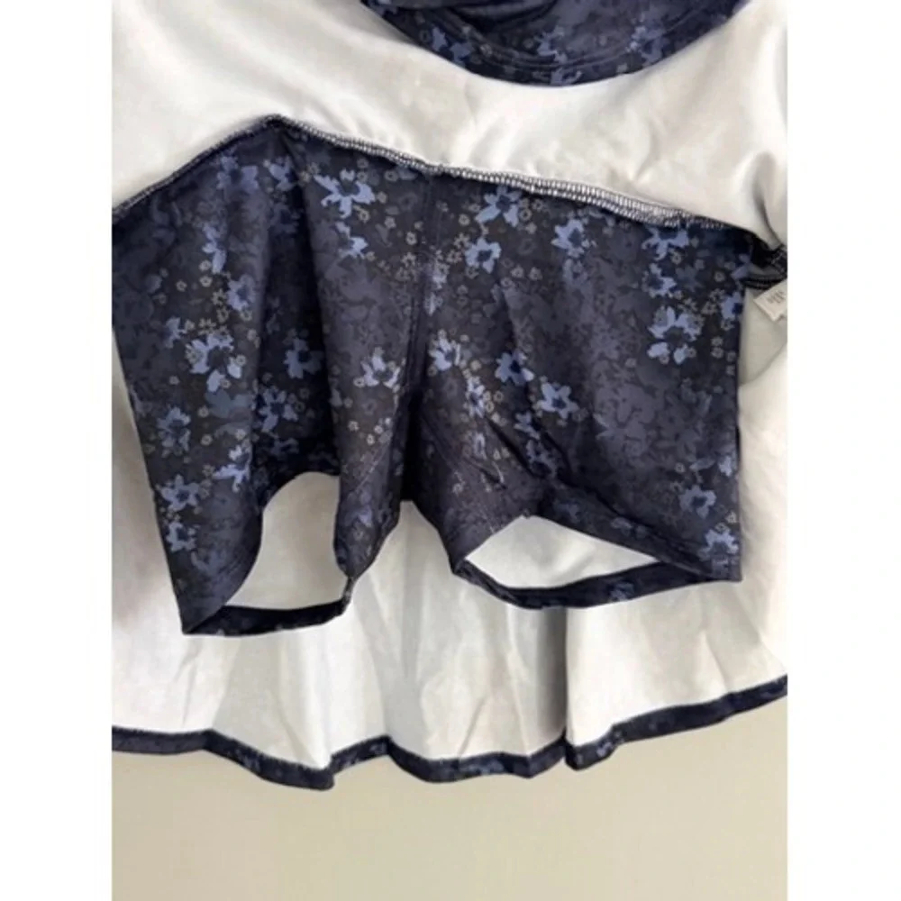 All in Motion Knit Skort Womens M Blue NWT Floral Mid‎ Rise Active Skirt